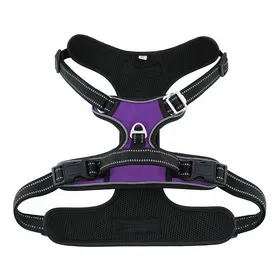 Comparer les prix de Harnais réfléchissant pour animaux - Phoesky - Nylon - Taille XL - Corde de traction incluse - Sangle réfléchissante