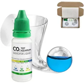 Comparer les prix de Drop Checker Co2 Co2 AquariumKit co2 Aquarium avec 15 ML Indicateur 20 MG/L Surveille avec Précision la Concentration de Dioxyde