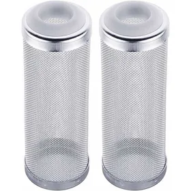 Meilleurs prix pour 2 couvercles filtre aquarium inox maille 12 mm protection entrée pompe externe .