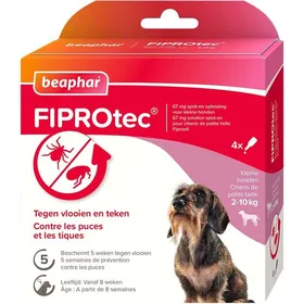 Meilleurs prix pour Fiprotec Solution Spot-On Pour Petits Chiens (2-10 Kg) 67 Mg – À Base De Fipronil – Contre Les Puces – Protège Contre Les Infestat