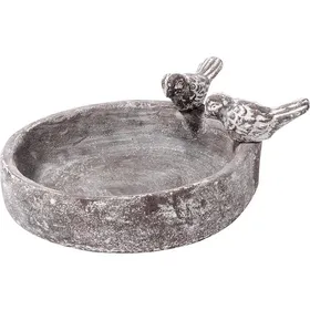 Meilleurs prix pour 12972 Bassin pour Oiseaux avec Deux Oiseaux décoratifs Bassin en céramique pour Oiseaux Oasis de piscine taille  BASSIN POUR ANIMAL