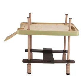 Comparer les prix de SALUTUYA Île flottante daquarium Aquarium tortue salamandre jetée reptile île flottante escalade plate-forme animalerie terrarium