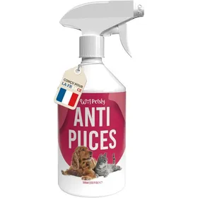Meilleurs prix pour Spray Anti Puces Chat & Chien -500Ml- Non Tachant - Traitement Anti Puces Tiques Acariens Pour La Maison Meubles & Textiles - S