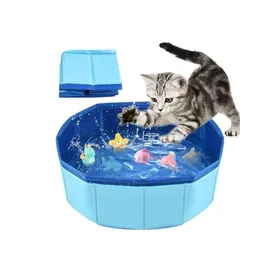 Comparer les prix de Piscine pour Chat Piscine Chien Piscines Pliable pour Chat Pliable Piscines Chats & Chien Petits et Grands 3 BASSIN POUR ANIMAL