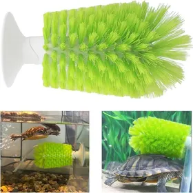 Comparer les prix de Brosse tortue aquarium - 1 Ventouse nettoyage coquille curseur oreille rouge Vert Aucuneary