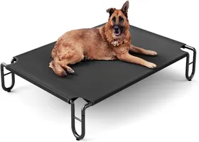 Meilleurs prix pour Lit Chien Surélevé Rafraichissant Lit De Camp Pour Chiens Chats Animaux De Compagnie Intérieur Extérieur Panier Chien De Grande Tai