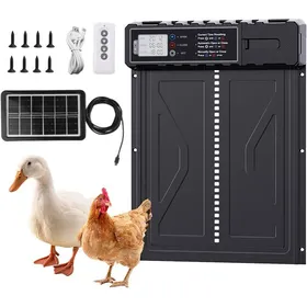 Comparer les prix de Porte de poulailler automatique - ULISEM - Énergie solaire - Écran LCD - Anti-pincement