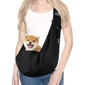 Comparer les prix de Sac de transport réversible pour petit chien et chat (jusqu’à 75kg) porte-chien ventral avec poche PANIER DE TRANSPORT