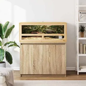 Meilleurs prix pour Terrarium - MOTHINESSTO - MOT10690 - 100 x 40 x 40 cm - OSB - Verre trempé - Marron