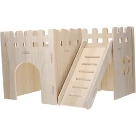 Meilleurs prix pour 1 Cabane en Bois Maison Naturelle Abri Sécurisé pour Hamster Gerbille Lapin .