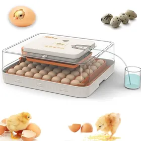 Meilleurs prix pour Incubateur peut contenir 56 œufs affichage LED température et humidité réglables conception ventilée gris