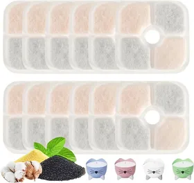 Meilleurs prix pour Filtre de Rechange pour Fontaine à Eau Filtre pour Fontaine à Eau pour Chat 2,5l avec Résine Activée au Carbone Trois