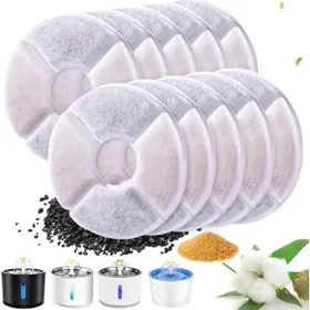 Meilleurs prix pour Filtre de fontaine à eau pour chat filtre de remplacement pour fontaine à eau pour chat 12 pièces filtre avec résine et YYV