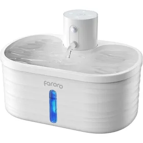 Comparer les prix de Fontaine À Eau Chat Sans Fil 2.5L Fontaine À Eau Pour Chat À Piles Avec Capteur De Mouvement Batterie 5000 Mah Pompe Ultr[FON54]
