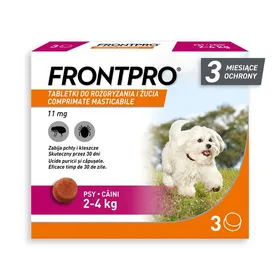 Comparer les prix de Comprimés antiparasitaires pour chiens - Boehringer Ingelheim - 2-4 kg - 3x11 mg - Protection contre puces et tiques