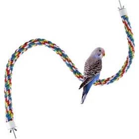 Meilleurs prix pour Perchoir Perroquet Corde Perruche Escalade Ficelle Oiseaux Cage Jouet Accessoire Pour Calopsitte/Inséparables (80cm)