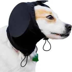 Meilleurs prix pour Cache-oreilles pour chien - Bandeau antibruit - Protection auditive confortable - Taille M - Noir