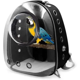 Comparer les prix de Sac À Dos de Transport pour Perroquet Capsule Despace Transparente Travel Cage Cat Dog Carrier Sac À A455