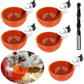 Meilleurs prix pour Abreuvoir automatique - KZQ - Orange - 5 pièces de quincaillerie - Installation facile - Pour volailles