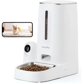 Meilleurs prix pour Distributeur automatique de croquettes avec caméra - ZGEER - Vidéo HD 1080P - Vision nocturne