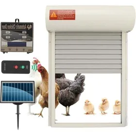Comparer les prix de Porte de poulailler automatique - PZCC - Minuterie programmable - Capteur de lumière - Fonctionne sur piles