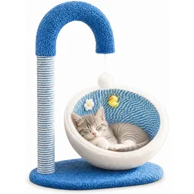 Meilleurs prix pour Tour de Jeu pour Chat avec Lit et Griffoir Arbre à Chat Multi Niveau Niche Confortable Jouet Chat Intérieur