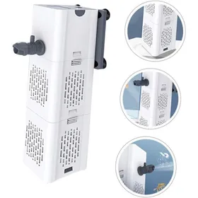 Meilleurs prix pour Filtre Aquarium Silencieux 4en1 500-1000L/H interne pompe aération/changement eau betta/tortue/étang .