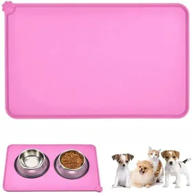 Comparer les prix de Tapis de gamelle pour chien tapis en silicone antidérapant 48 x 30 cm
