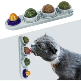 Meilleurs prix pour Boule dherbe à Chat pour Paquet 4 Jouets Morsure Chat Jouets Comestibles Chaton Boules dÉnergie Supplémentaires pour Le
