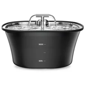 Comparer les prix de Fontaine à eau pour Chat - BALIMO - 25L - Inox - Éclairage LED - Ultra silencieuse