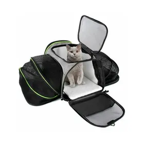 Meilleurs prix pour FlkwoH Sac de Transport Chat Chien Extensible Des Deux Ctés coleur de Gris 40*30*27 cm