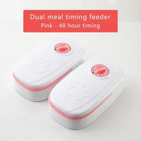 Comparer les prix de Distributeur automatique de nourriture pour chiens et chats 350 ml minuterie de 48 heures plateau lavable au lave-vaisselle