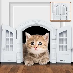 Comparer les prix de chatière française porte pour chat de château