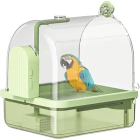 Meilleurs prix pour Bain oiseaux suspendu auto 2 modes douche petits oiseaux perruches conures calopsittes inséparables Label