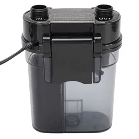 Meilleurs prix pour Mxzzand filtre daquarium externe Filtre daquarium mural 300L/H 4W filtre externe en plastique jardin filtration Prise UE 220V