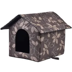 Meilleurs prix pour Niche pour Chat Extérieur - Keeper - Pliable - Imperméable - Résistante aux Intempéries - Taille S