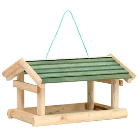 Meilleurs prix pour Automne/hiverMangeoire à oiseaux Bois de sapin 35x295x21cm - HAuteur:21cm - Grande Taille &FR_339648