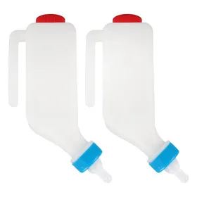 Comparer les prix de SALALIS Biberons pour veaux Bouteilles dalimentation pour veaux 2 pièces détachables suspendues pour lait de jardin groupe
