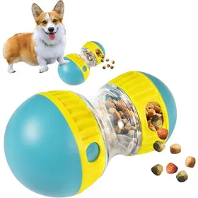 Meilleurs prix pour Rolling Feeder Jouet intelligent pour chien balle de nourriture pour chien puzzle interactif pour animal de compagnie