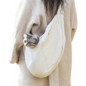 Comparer les prix de Sac Bandoulière pour Chien et ChatSac Transport Portable Mains Libres pour Animaux de Compagnie à Bandoulière Large et Respirant