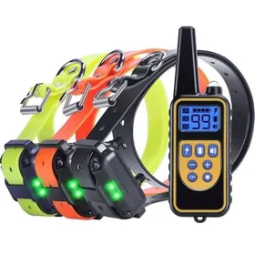Comparer les prix de NANWAD-Collier de Dressage pour Chiens avec Beep Vibra Choc étanche et Rechargeable Collier Télécommande 800 Verges pour 3