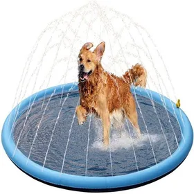 Comparer les prix de Grand tapis darrosage dextérieur pour chien150cmtapis darrosage de jardin pour chienjouets aquatiques pour chien YYV