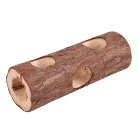 Meilleurs prix pour Tunnel dexercice en bois pour animaux - Jouet à mâcher pour lapin furet hamster cochon dInde (L)