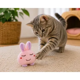 Meilleurs prix pour Jouet pour chat - EDEN - Oko Lapin - Cataire - Grelot intégré - Peluche polyester doux
