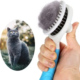 Comparer les prix de Brosse de toilettage pour chat, brosses autonettoyantes pour chiens et chats, outil de brosse de toilettage pour animaux de
