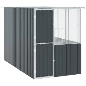 Comparer les prix de SALE dhiver Cage/Enclos pour oiseaux - UU - Grande Volière - Anthracite 315 x 167 x 200 cm Acier galvanisé CC658