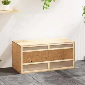Meilleurs prix pour SALE 2026 Cage à poulets Multicolore - Terrarium Bois dingénierie 100x47x47cm PRO133586943