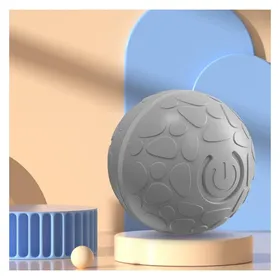 Meilleurs prix pour Balle électrique pour chien - Phoesky - Interactif - Automatique - Sautant - Roulant - Silicone - Gris - 6.6x6.6x6.6 cm