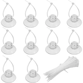 Comparer les prix de Kit Aquarium: 10 Ventouses et 20 Câbles Ajustables - Fixation Mousse Tubes dAir et Décoration