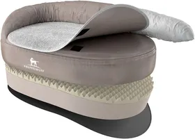 Meilleurs prix pour Knuffelwuff Jessy Lit , Panier, Coussin, Corbeille orthopédique pour chien,  100 x 65 x 28cm, beige